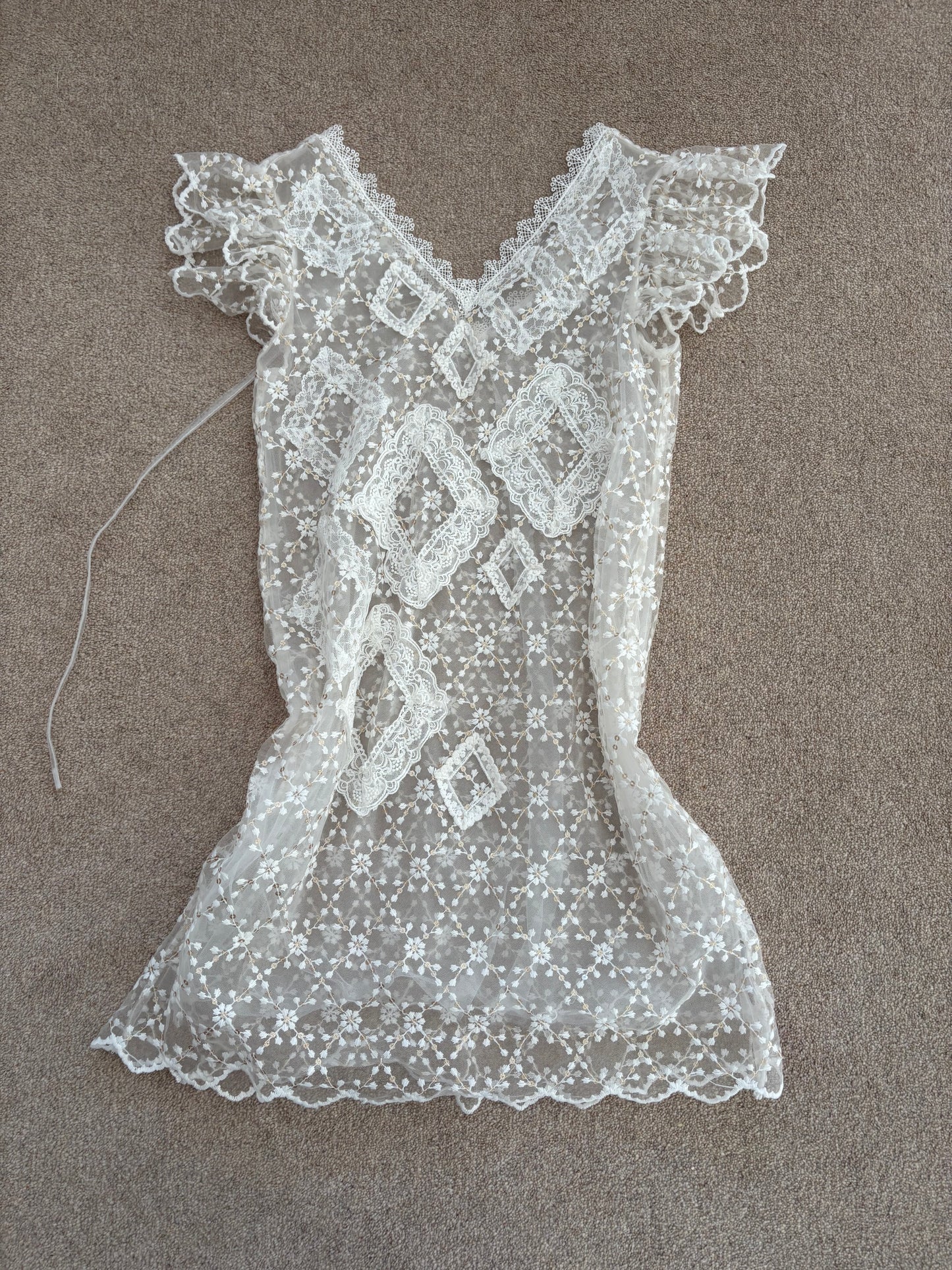 laced mini dress