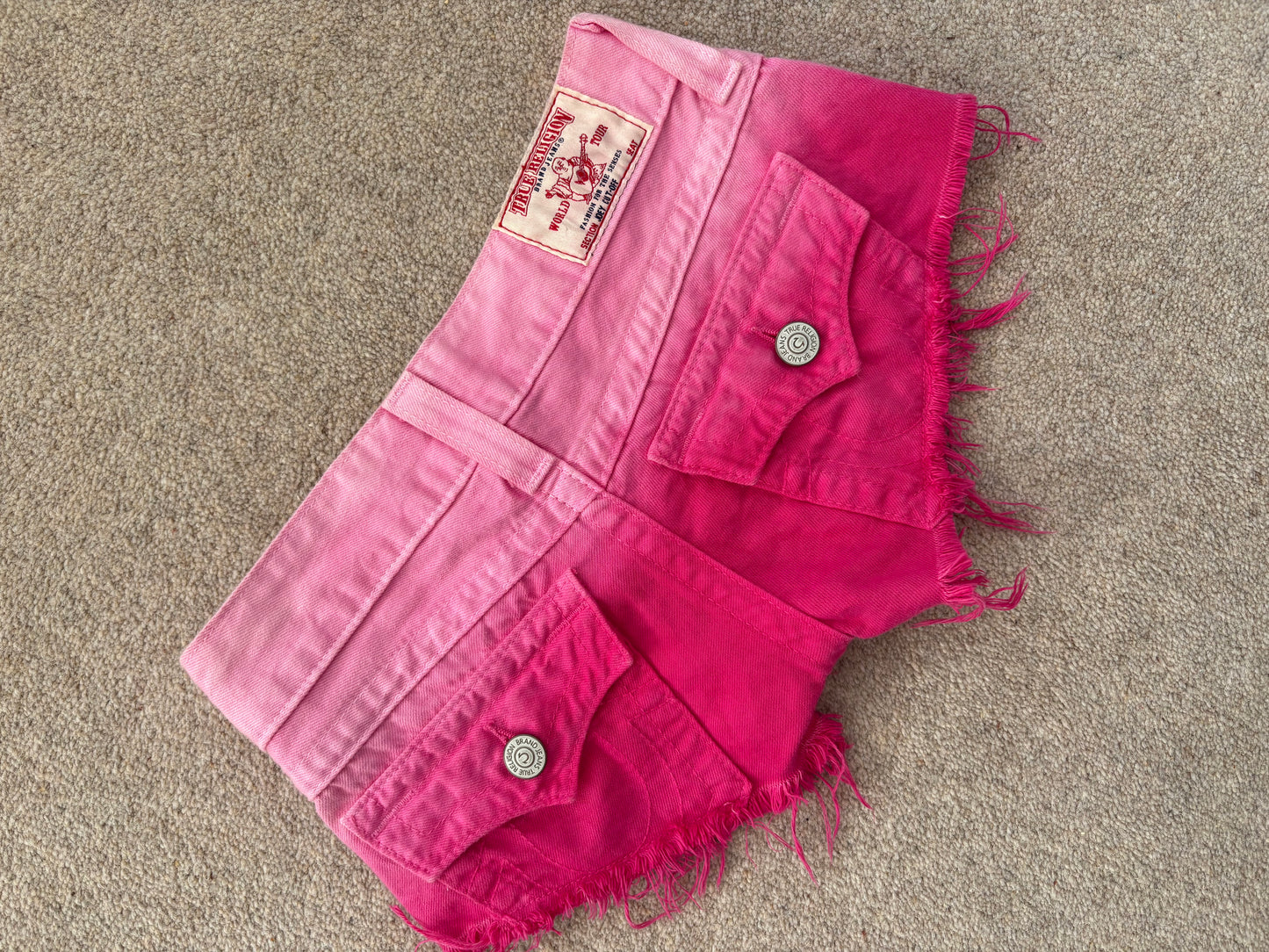 true religion mini shorts