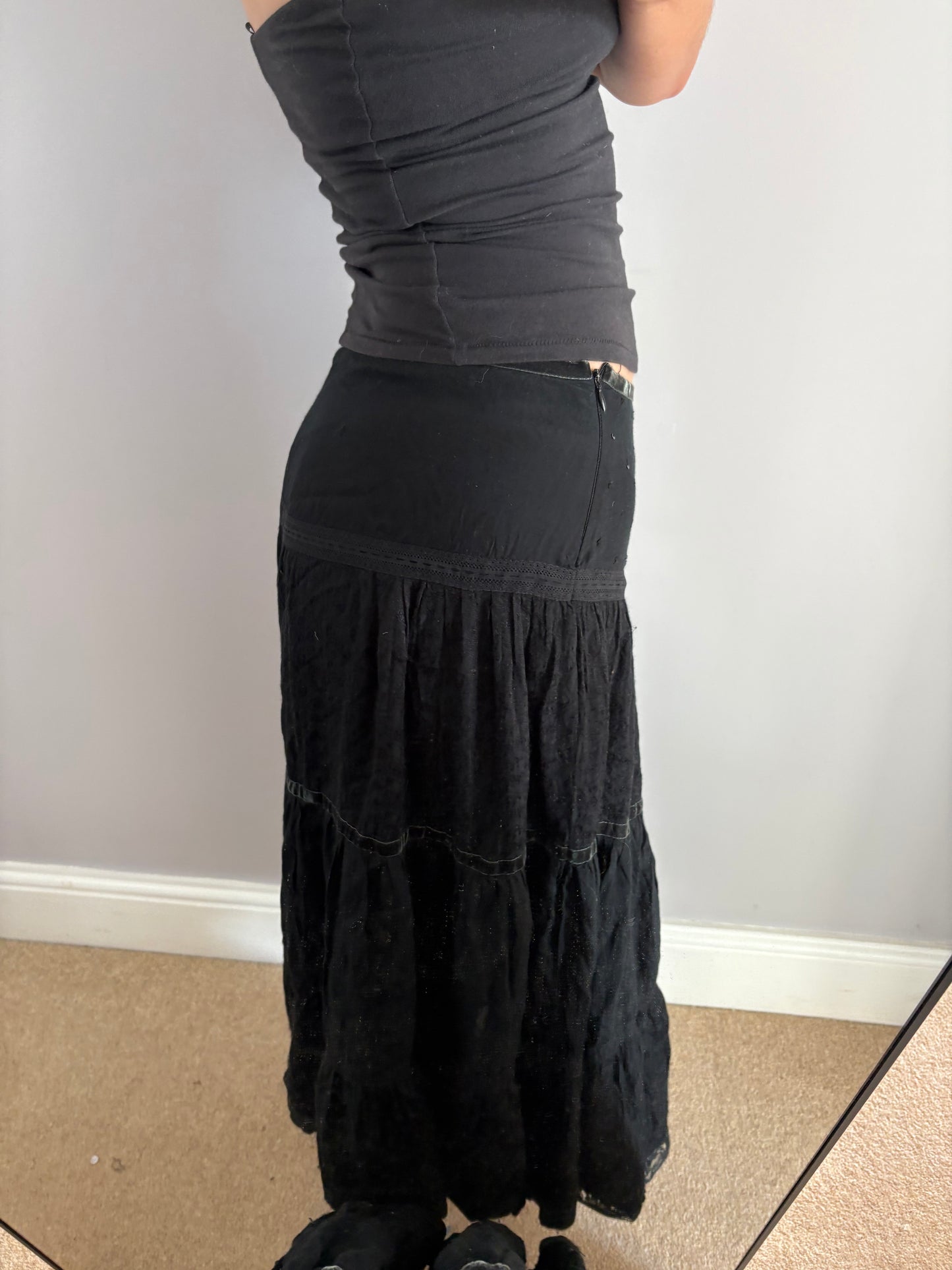 guess maxi skirt
