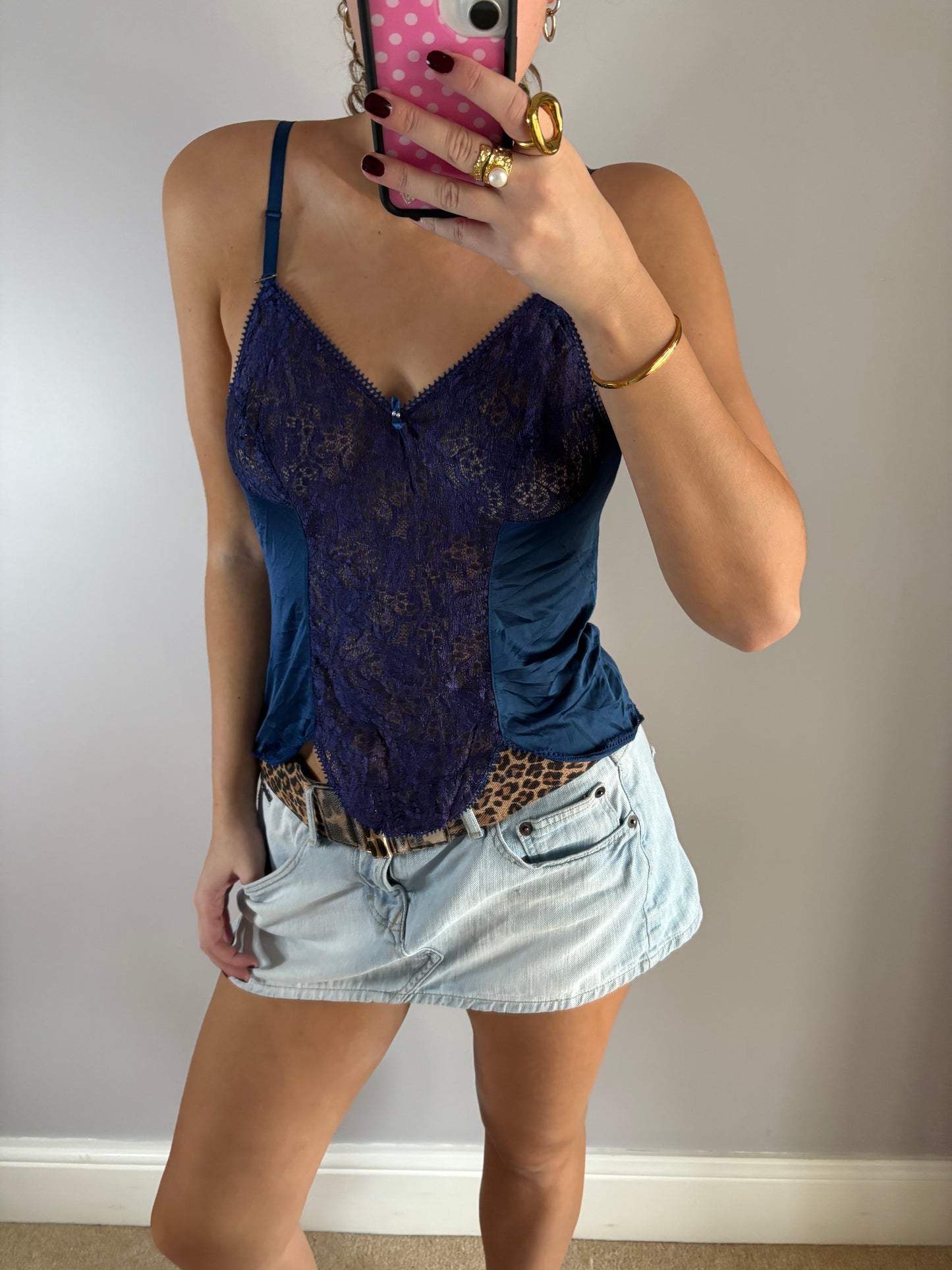 blue cami