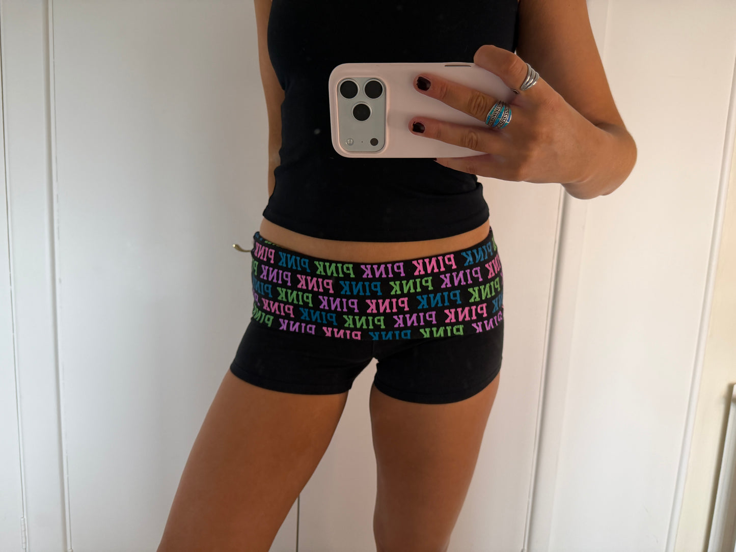 vs pink shorts