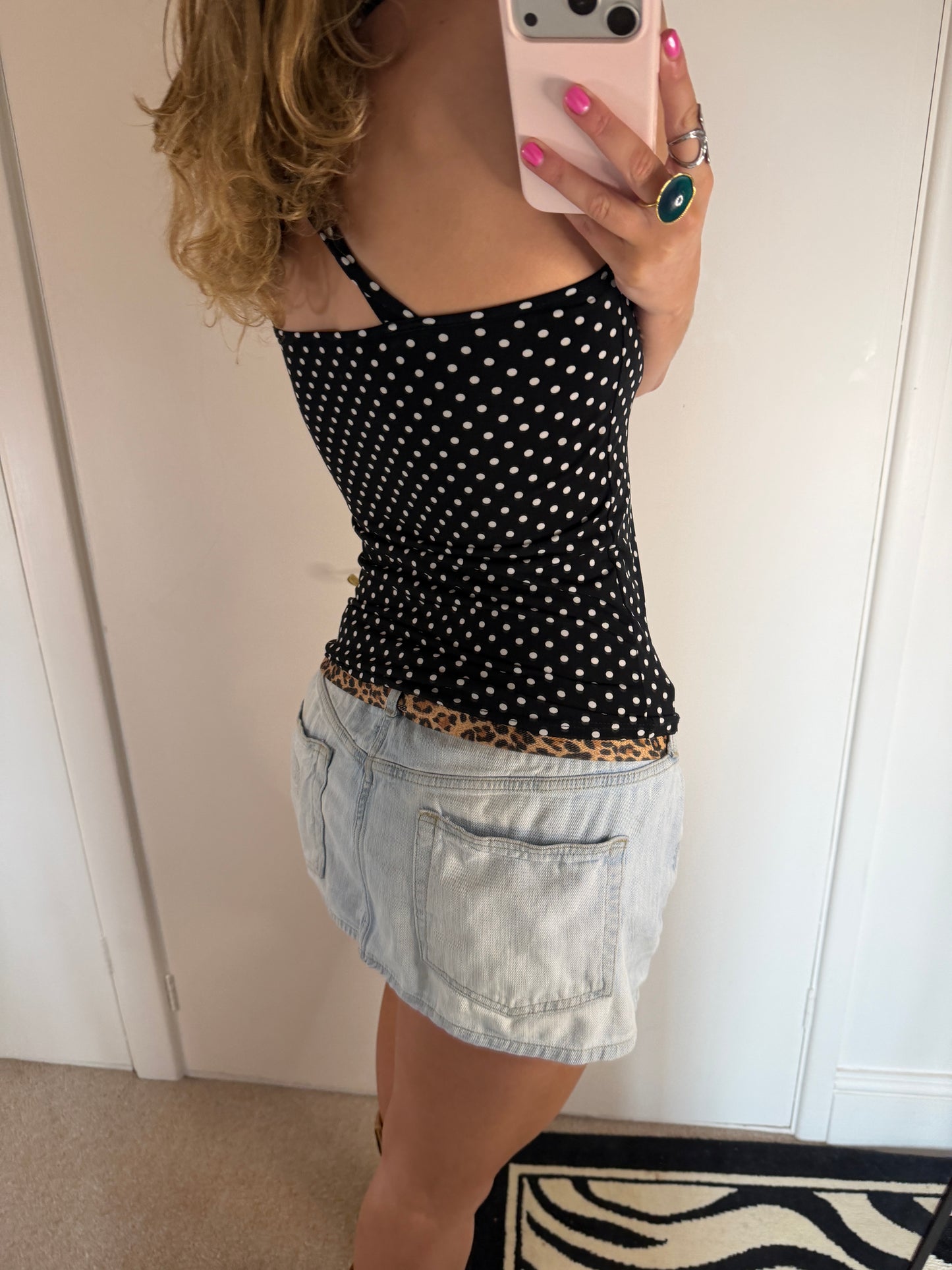 polka dot top