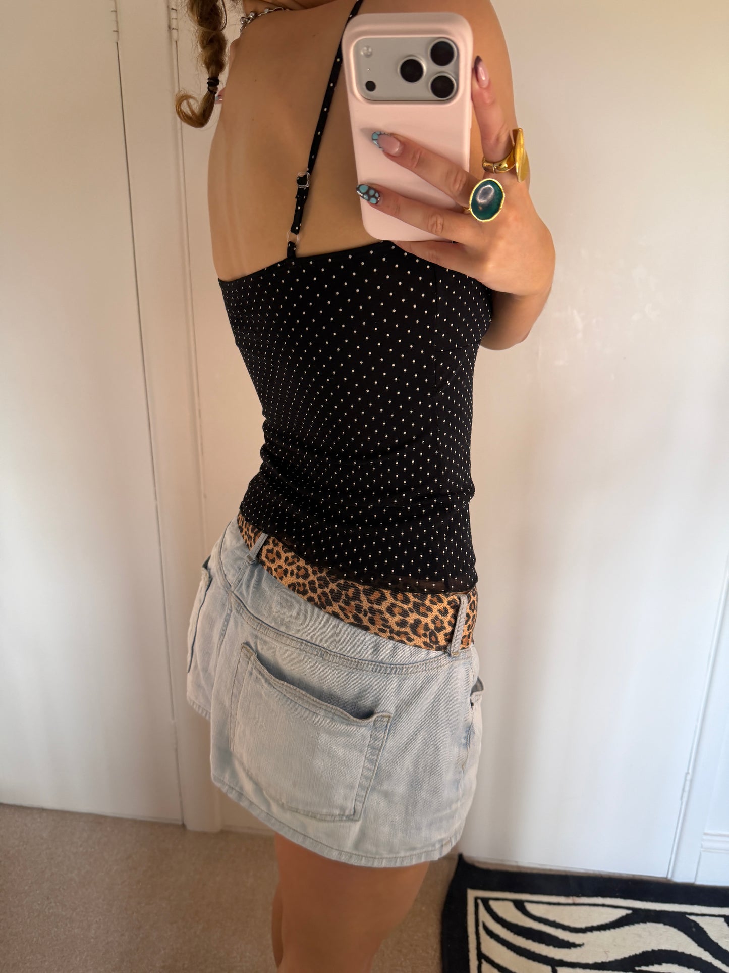 polka dot cami
