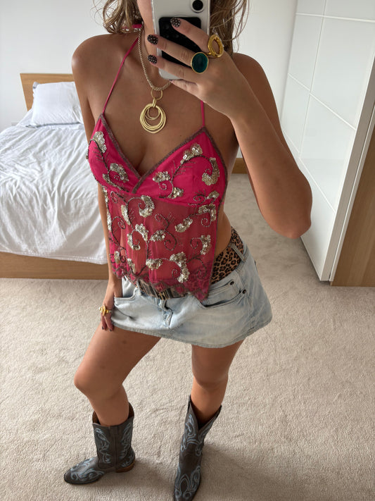 beaded cami