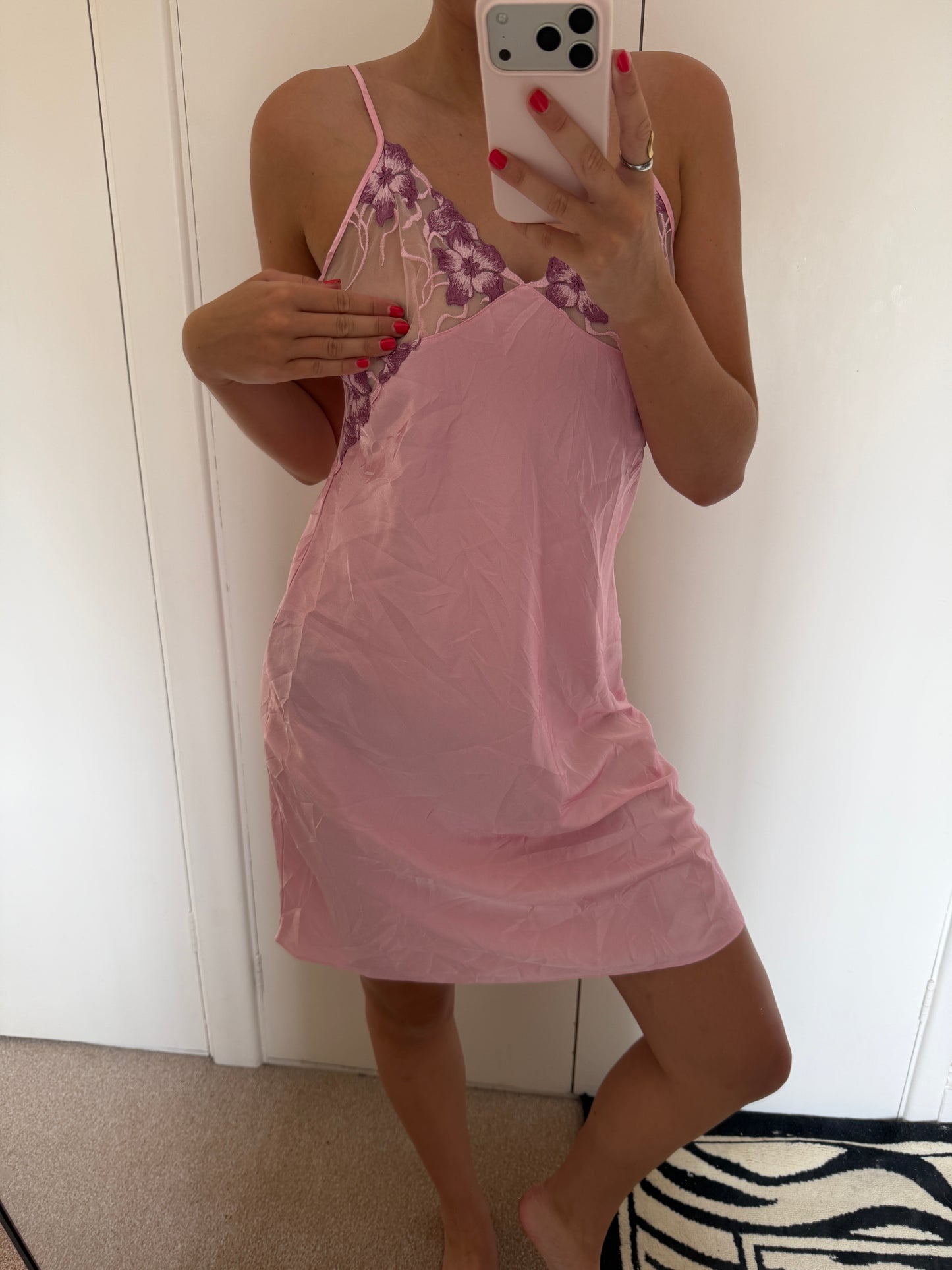 pink dress