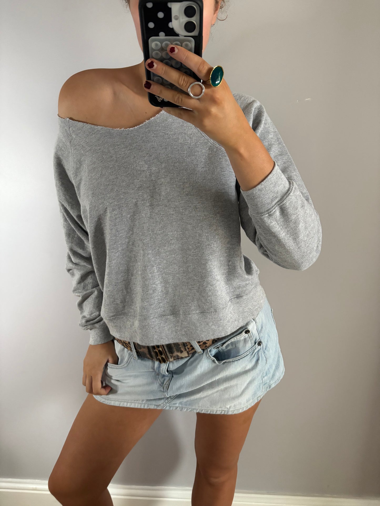 off shoulder jumper