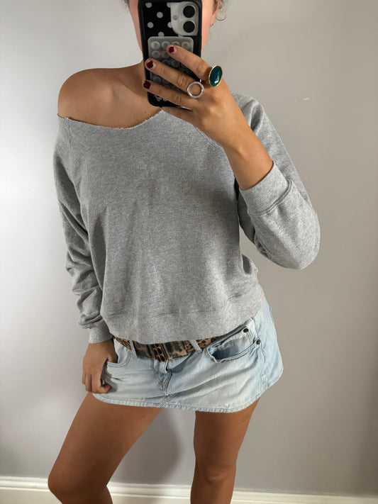 off shoulder jumper