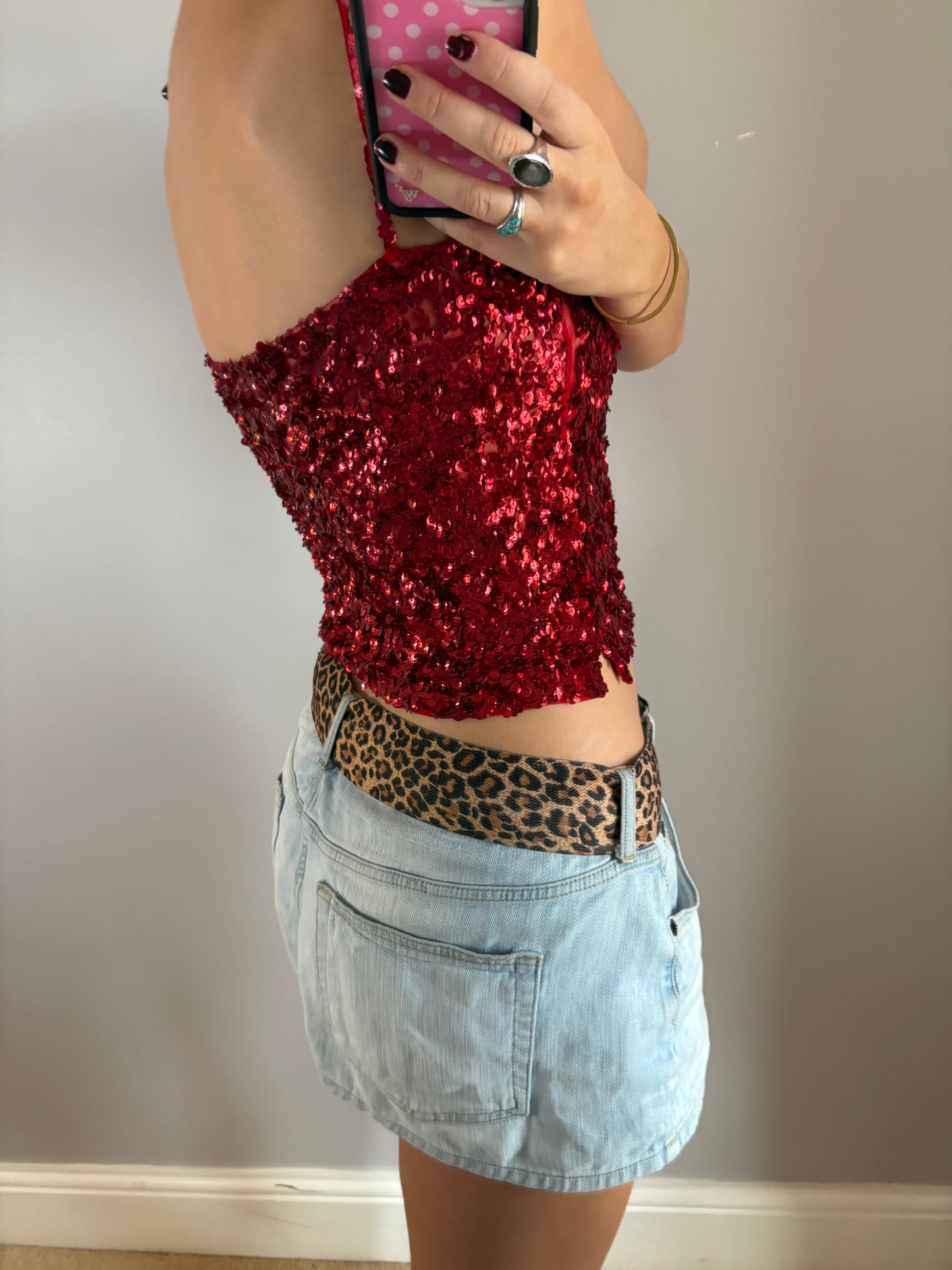 sequin cami