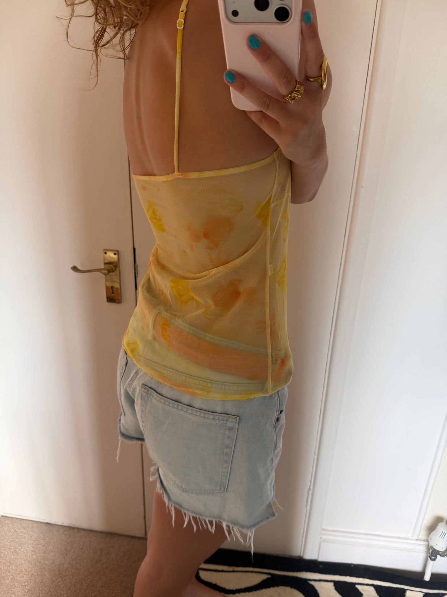 yellow cami