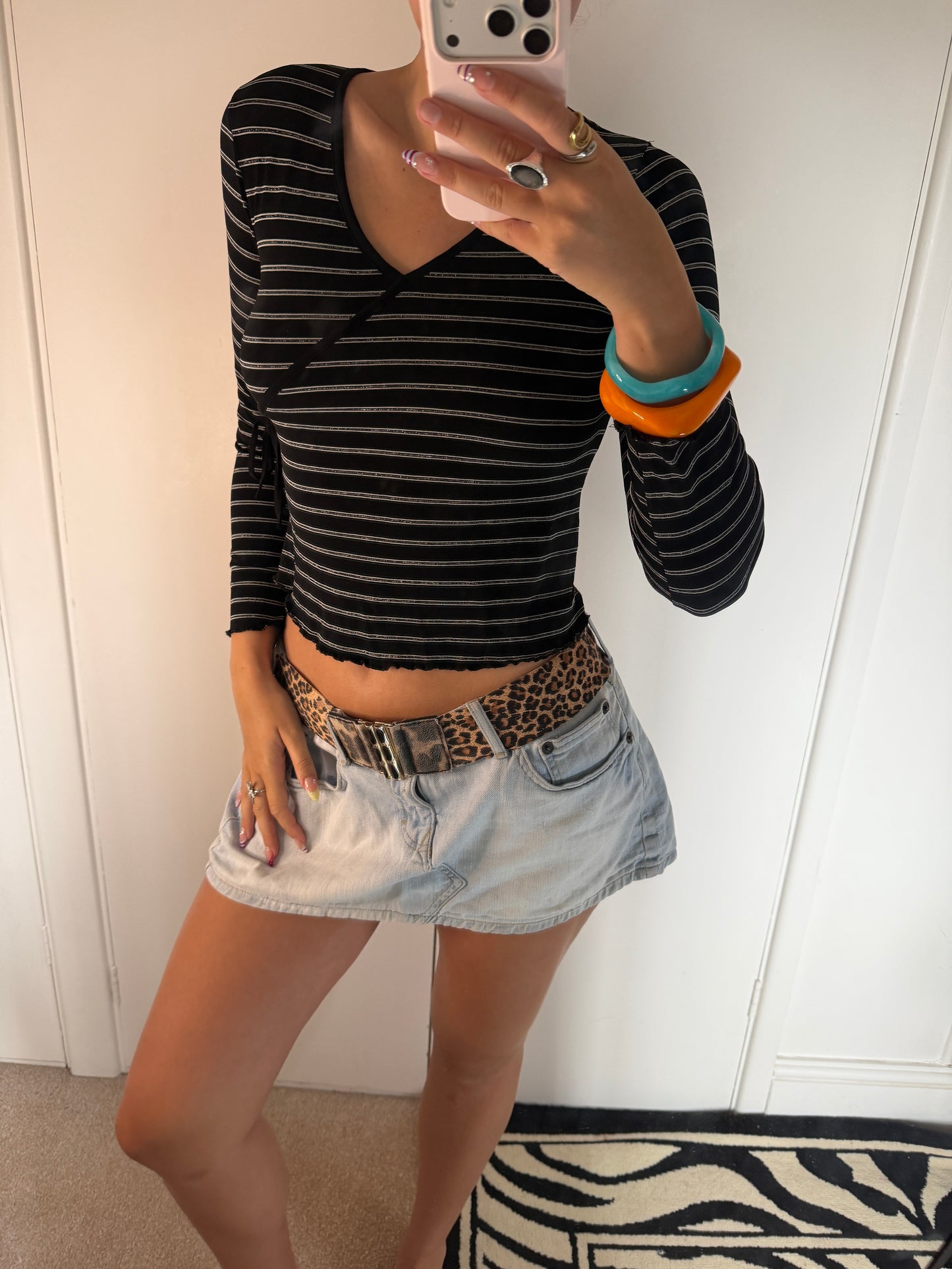 striped top