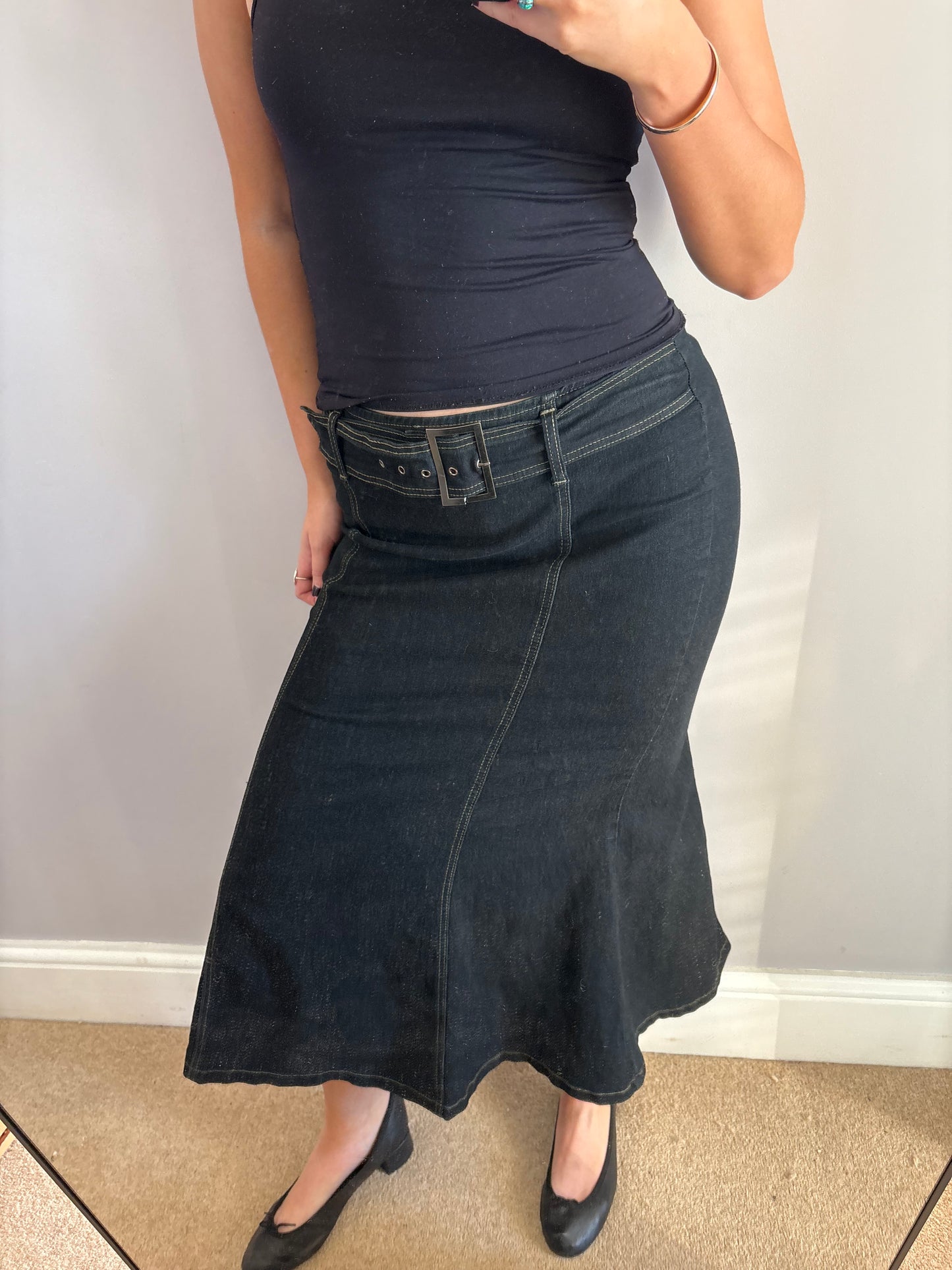 vintage maxi skirt