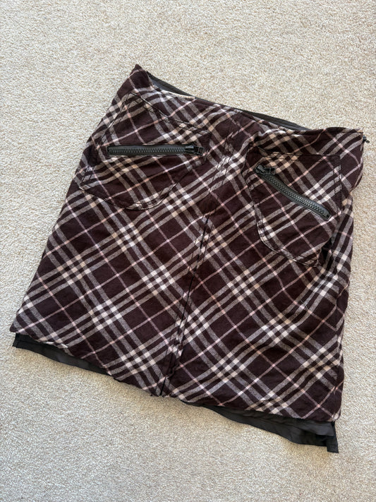 burberry mini skirt