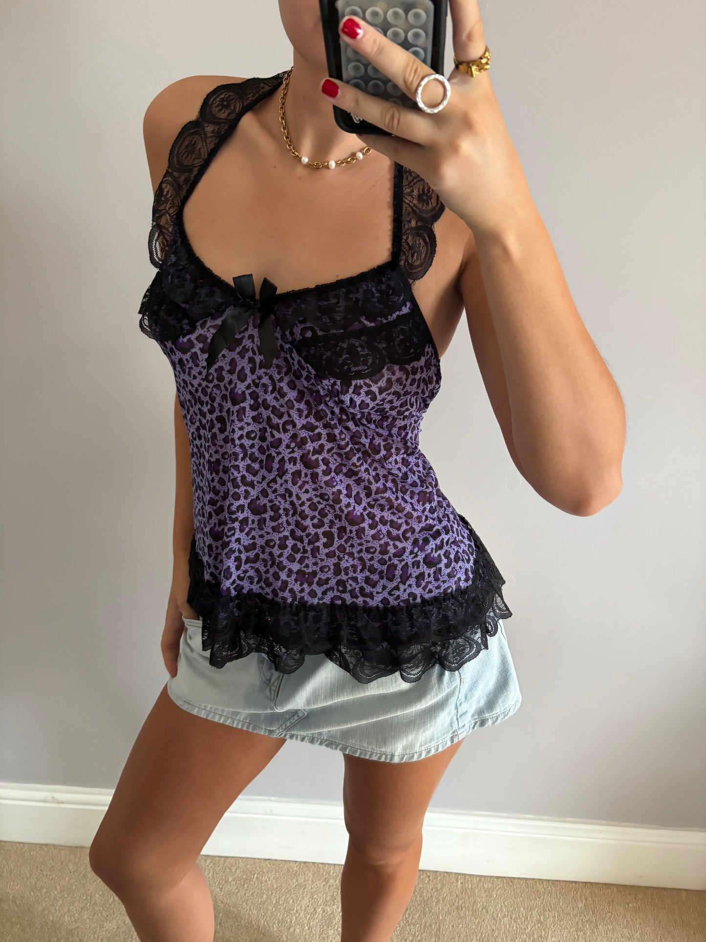 leopard cami