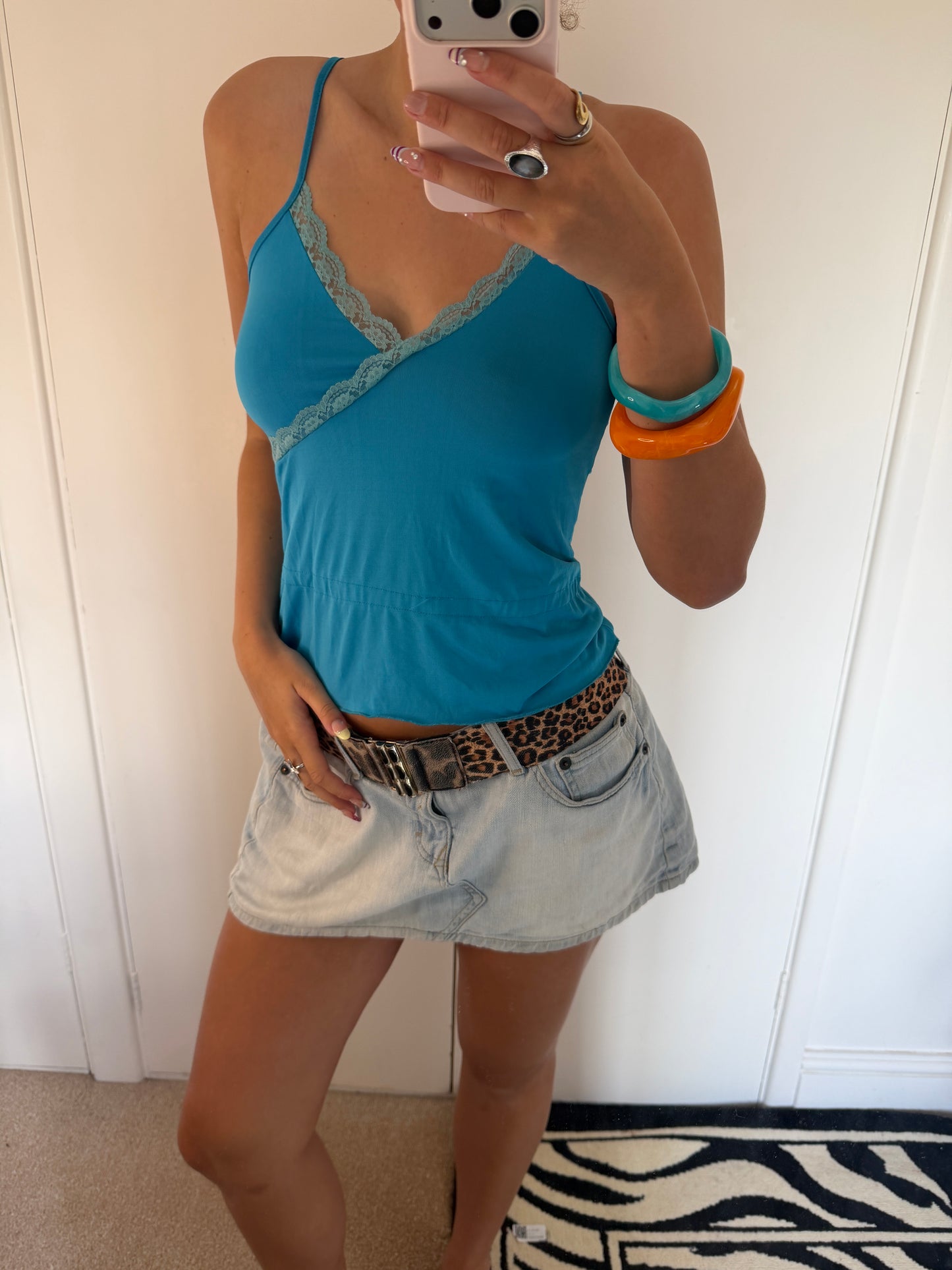 blue cami