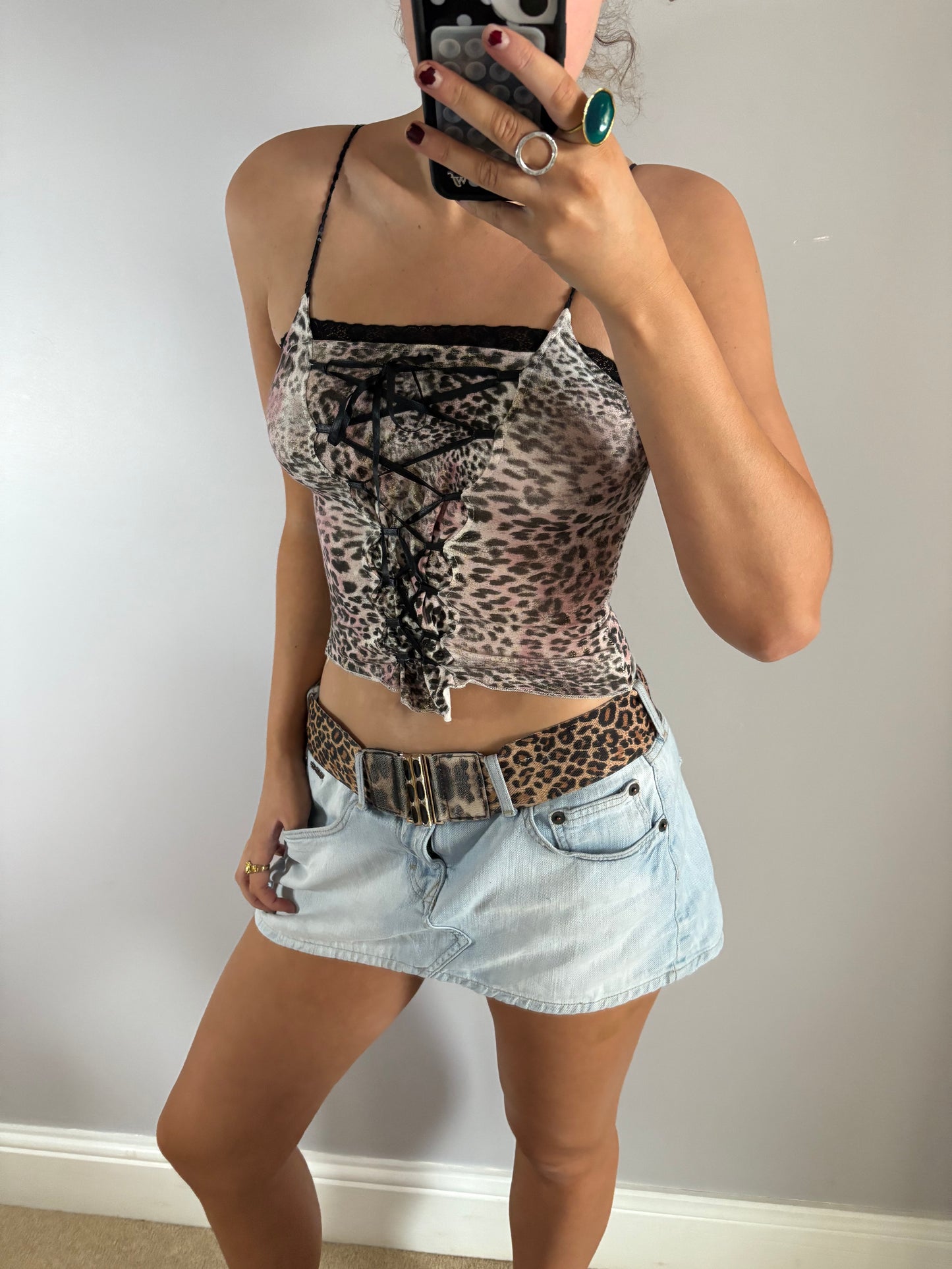 leopard cami
