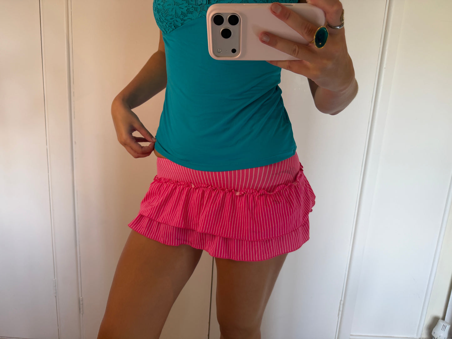 y2k mini skirt
