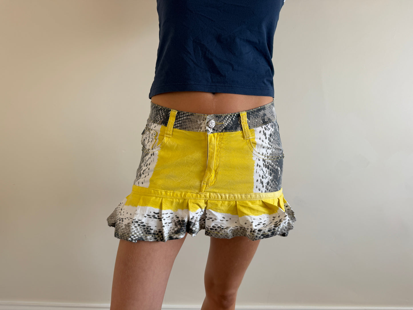 cavalli mini skirt