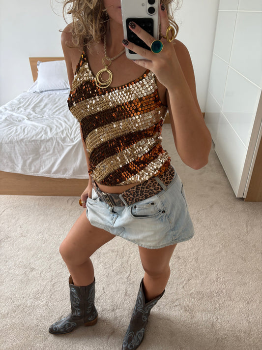 sequin cami