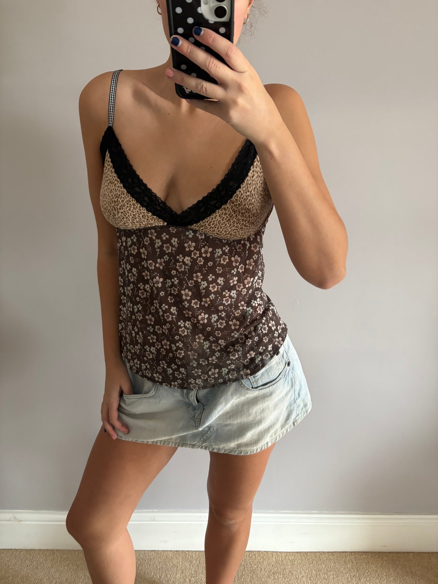 leopard cami