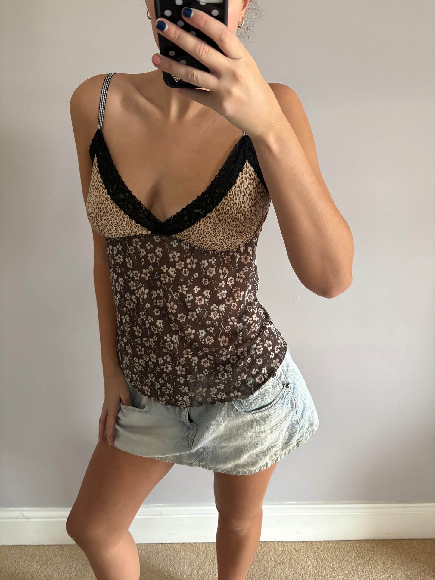 leopard cami