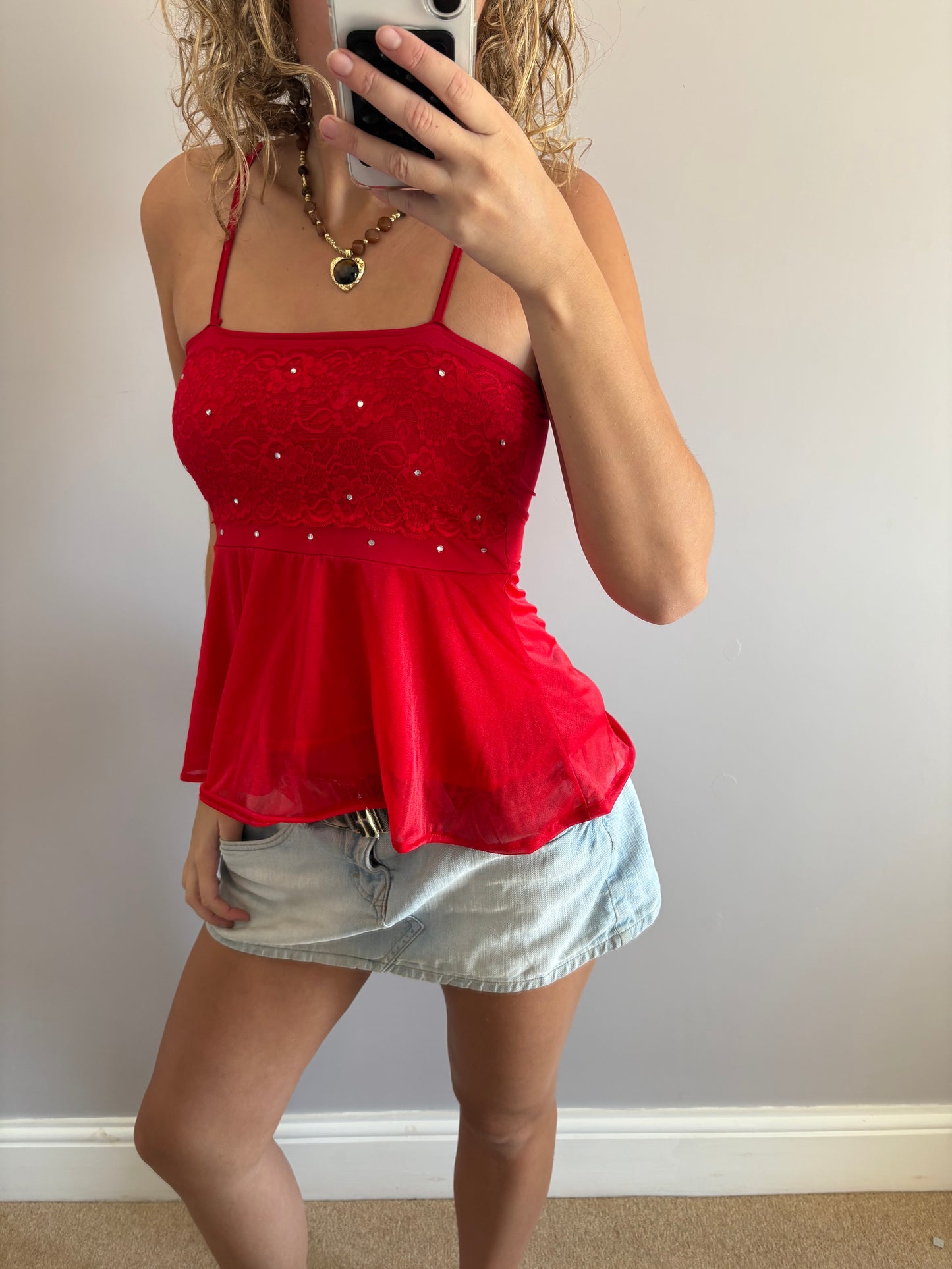 sequin cami