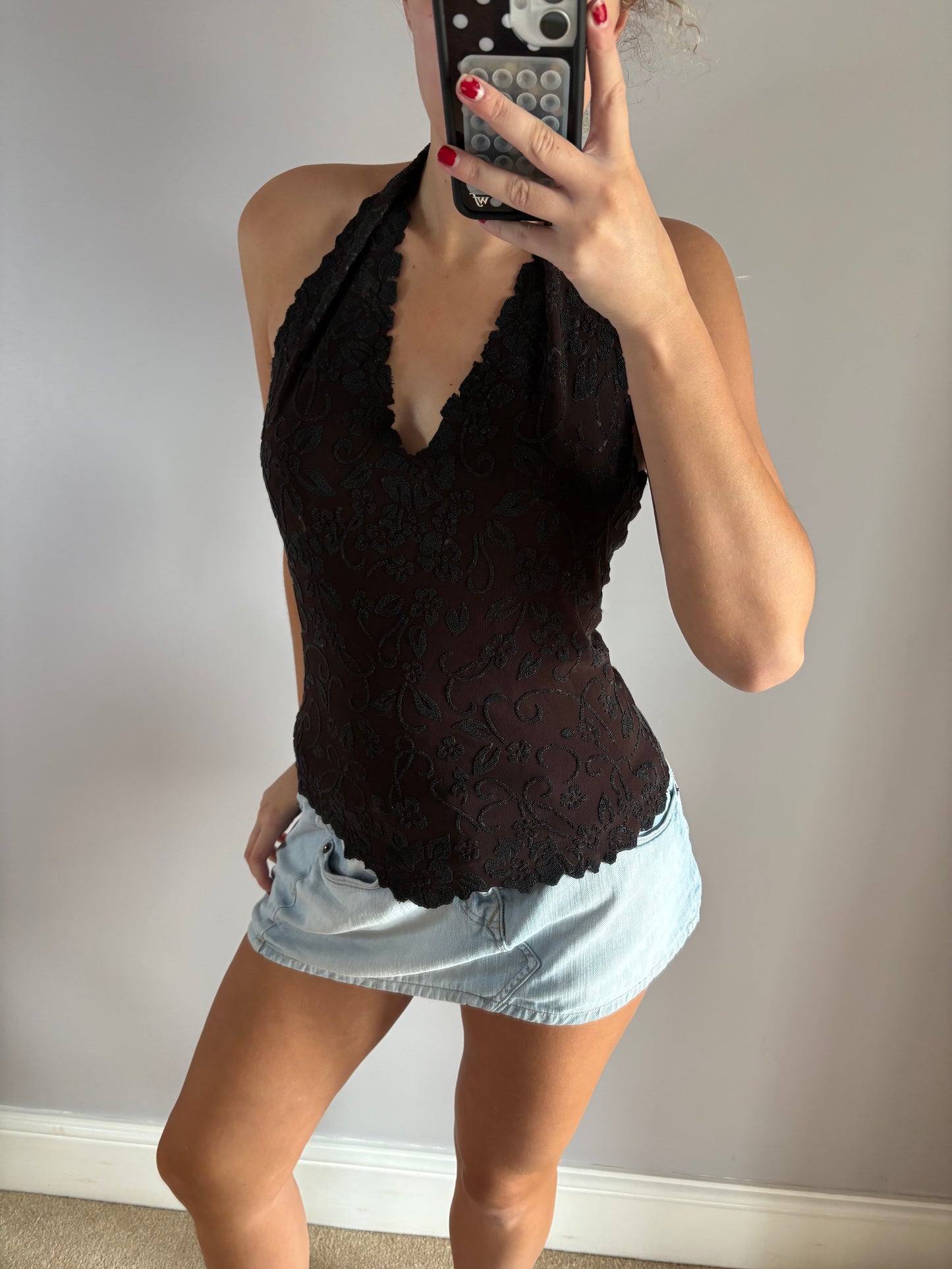 beaded cami