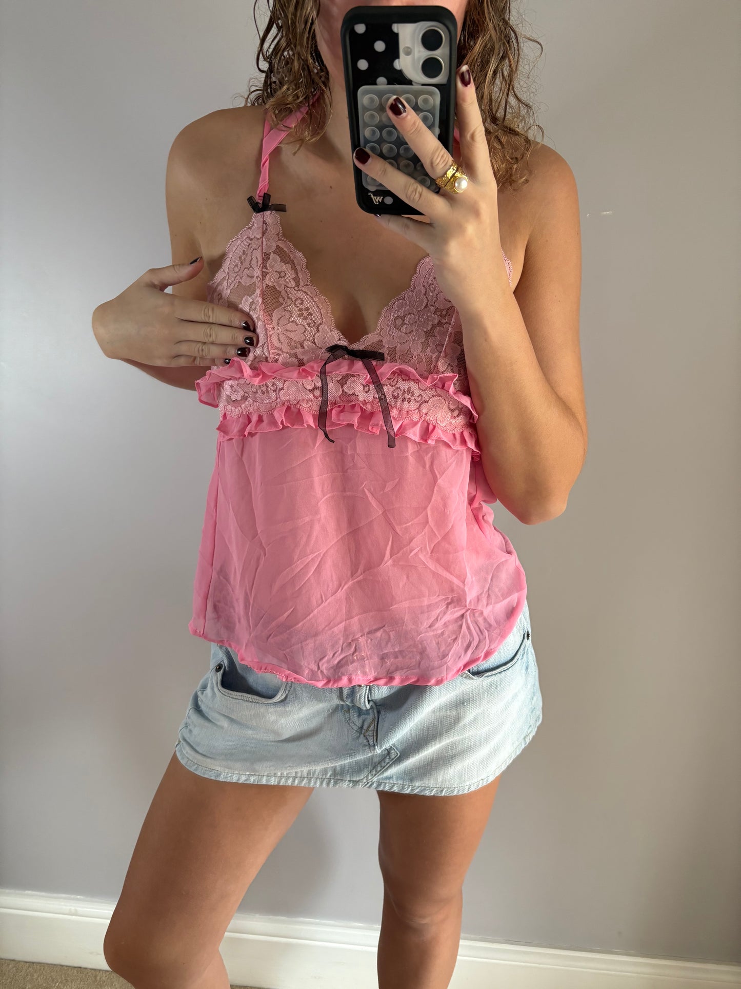 pink cami